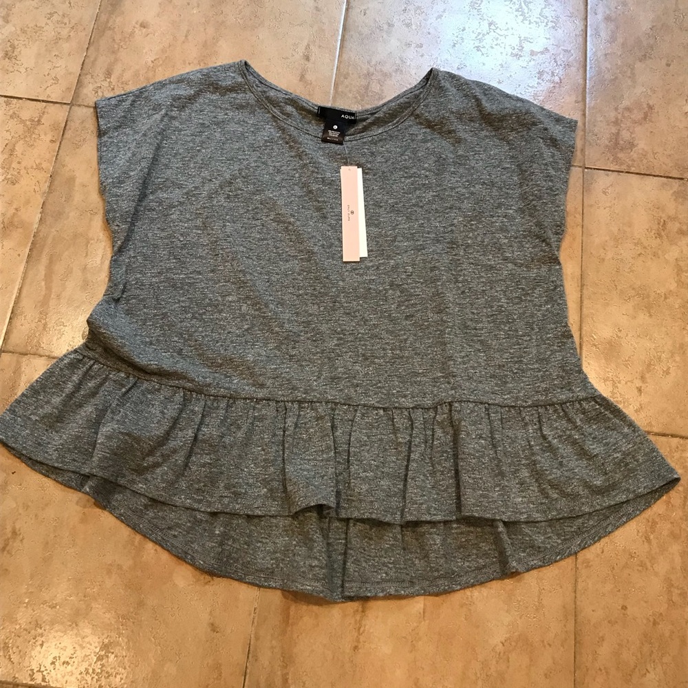 Aqua shirt